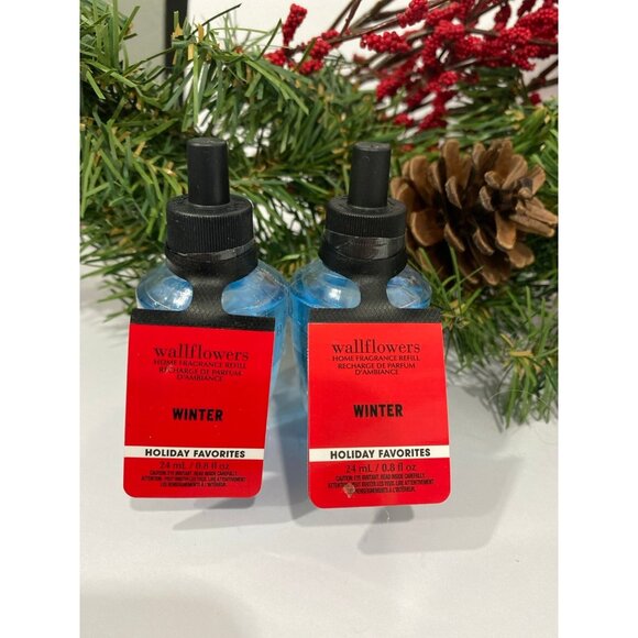 Bath & Body Works “Winter” 2 New Holiday Winter Wallflowers - Picture 1 of 4